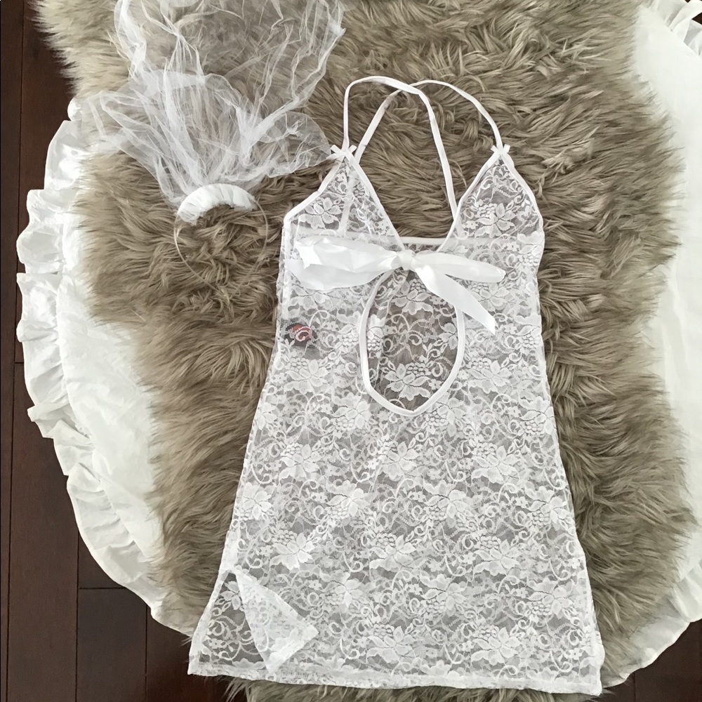 NEW in Box- Bride Chemise Lingerie and Veil